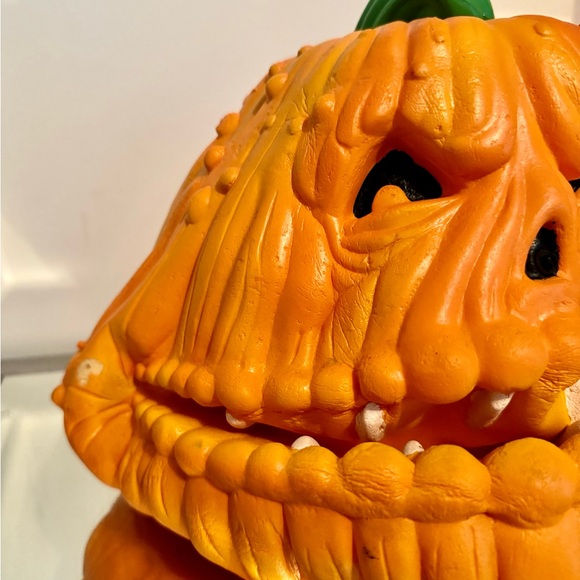 *RARE VINTAGE* TRENDMASTERS 1998 TALKING FAT JACK PUMPKIN DECOR - Picture 3 of 11